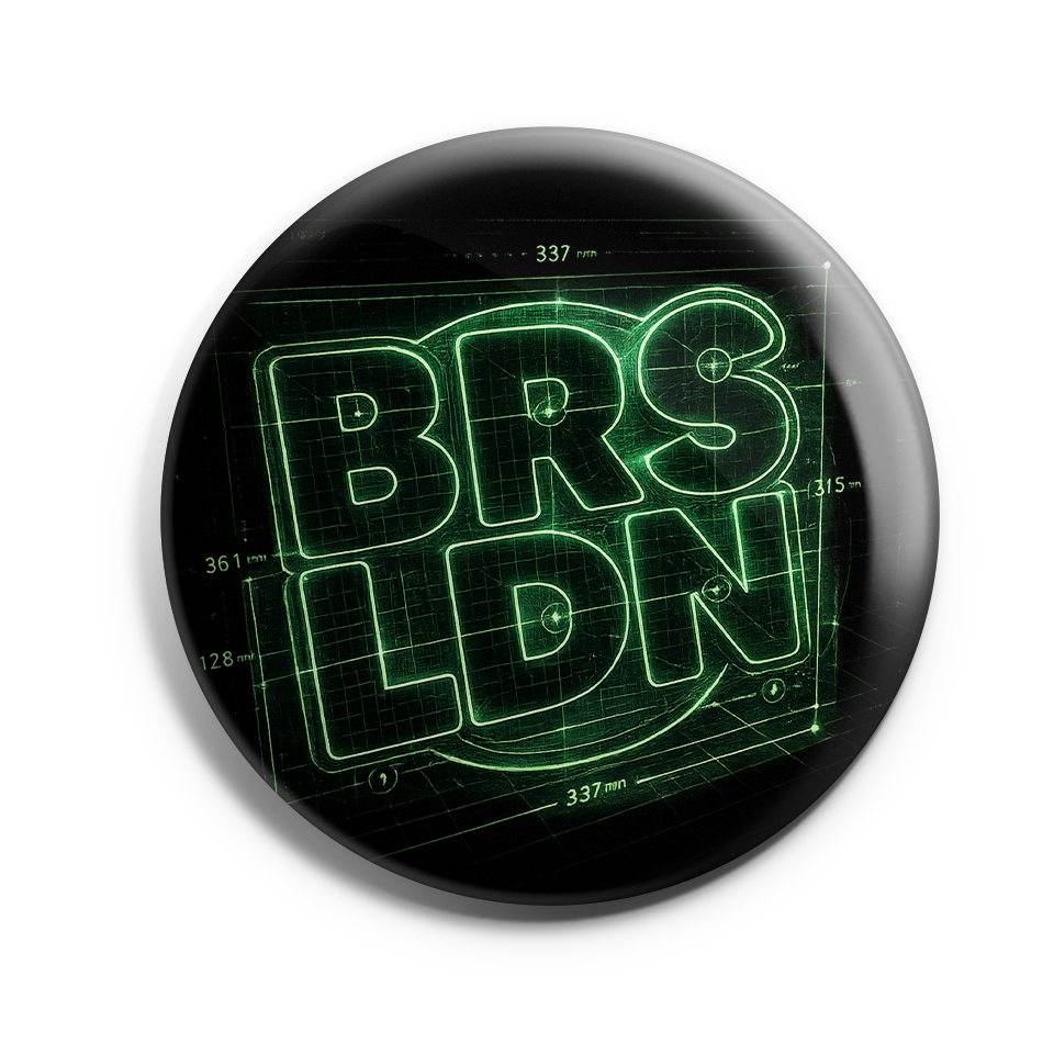 BRSLDN X-Ray Logo Pin
