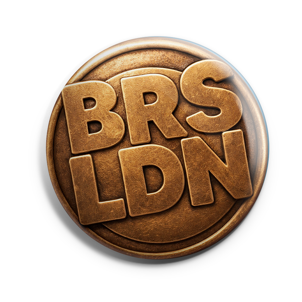 BRSLDN Bronze Logo Pin