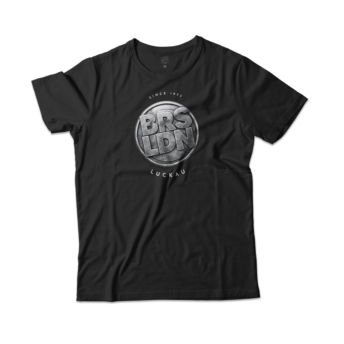 BRSLDN Logo Tee - Silver