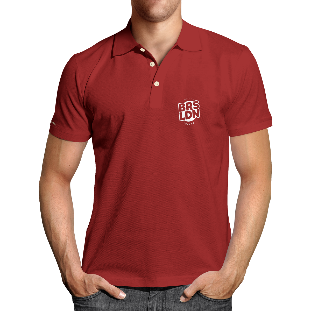 BRSLDN Crew Polo Red