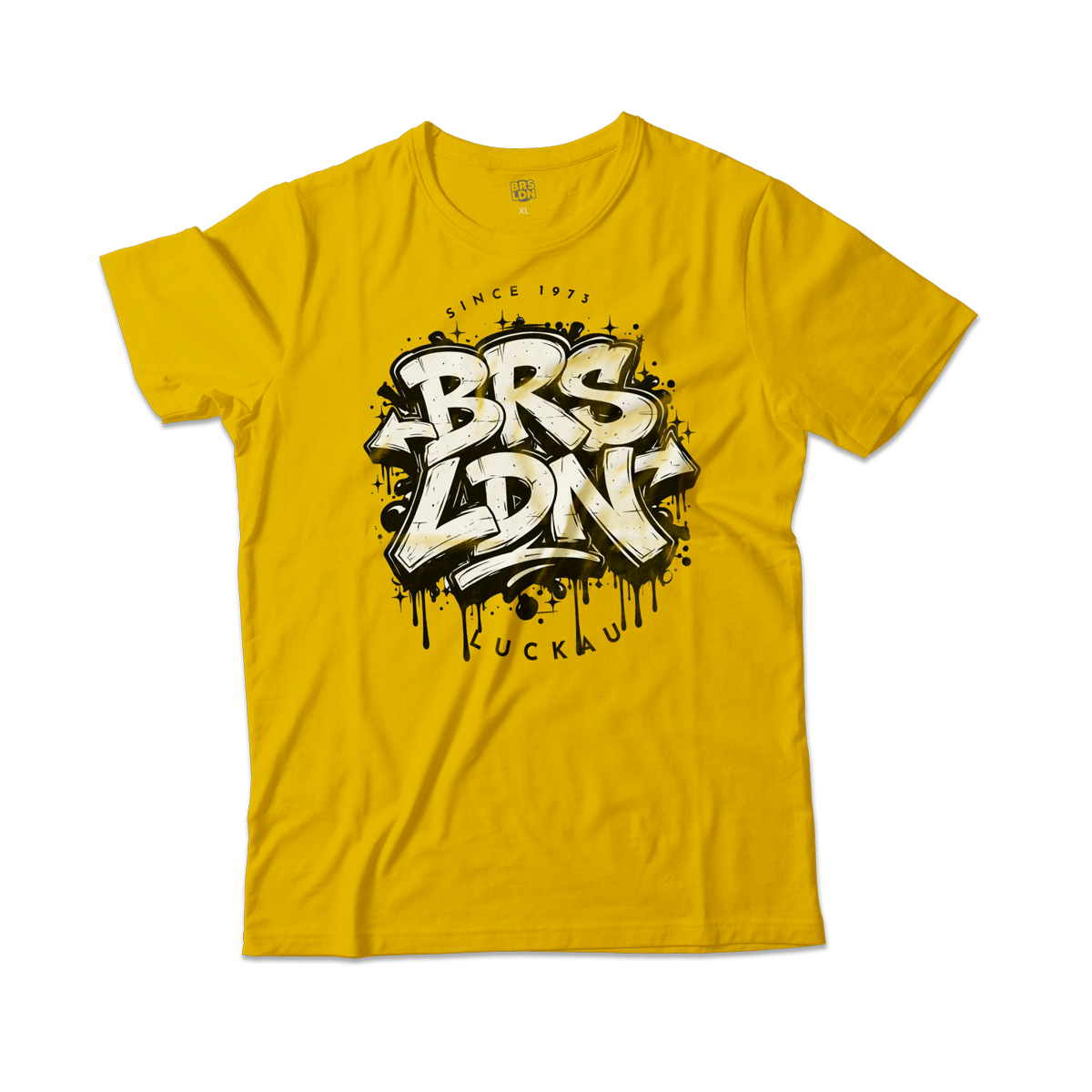 BRSLDN Tag Tee Yellow