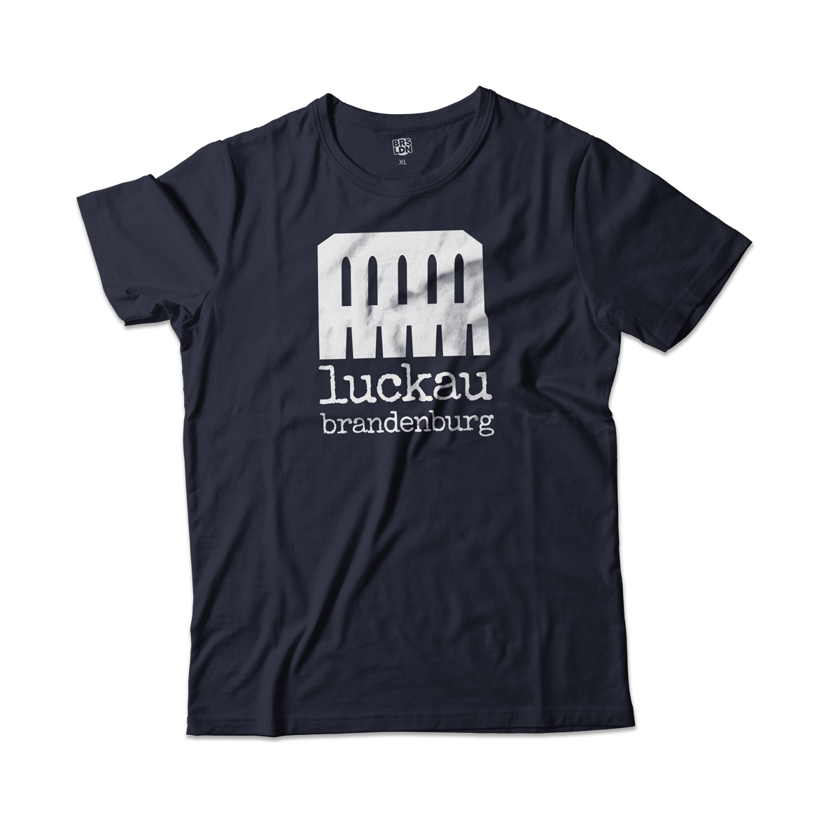 Luckau Typo Logo Tee Navy