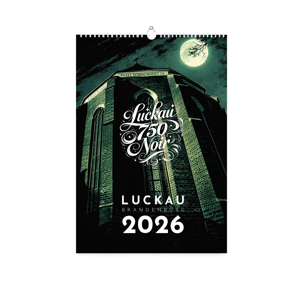Noir Wandkalender 2026 A3